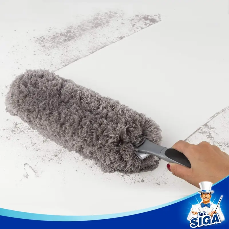 Microfiber Duster, Washable Duster for Cleaning Grey 2