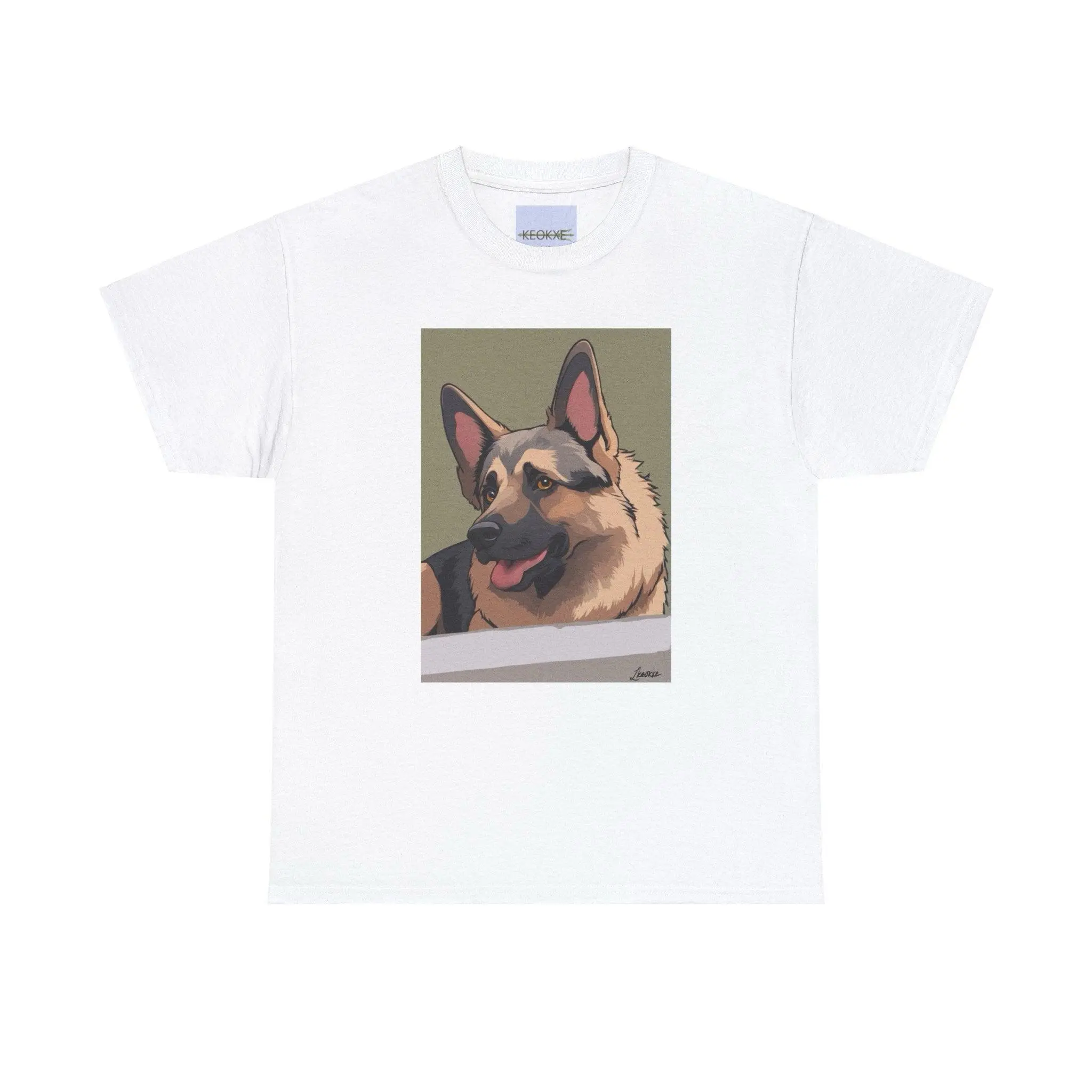German Shepherd Cartoon T-shirt