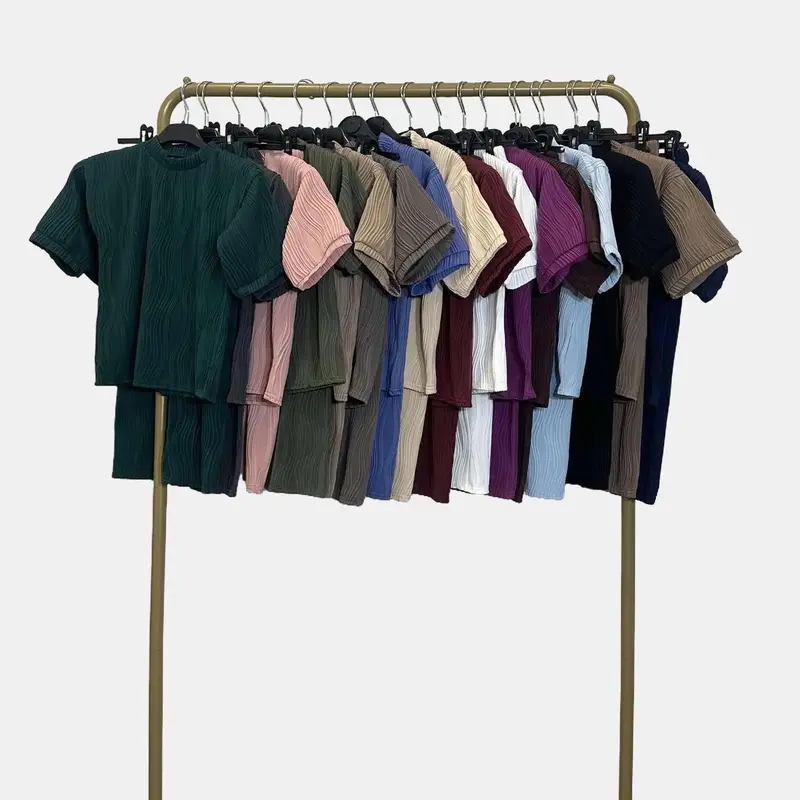 FF242 Waved Detail Coord Set - Kids 0