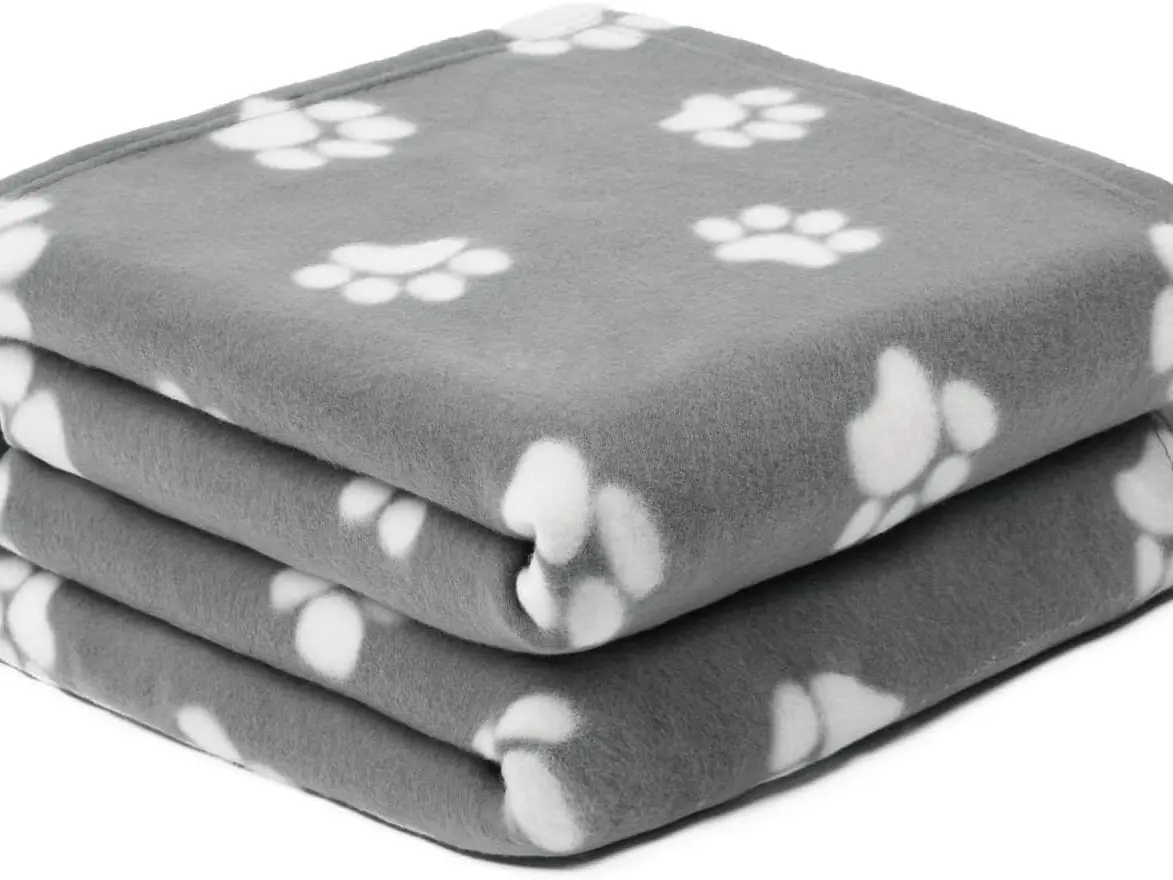 Pet Blankets for Dogs, Fleece Dog Blankets Washable Fluffy Soft Comfy Warm Cats Pet Throw Fleece Blankets for Pets Sofa Cover Throw, Charcoal Grey 120cm x 150cm