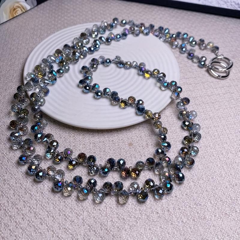 Product Introduction of Luxurious Transparent Crystal Pendant Phone Chain with 120cm/47.2inch Length - Perfect for a Formal Occasion 5