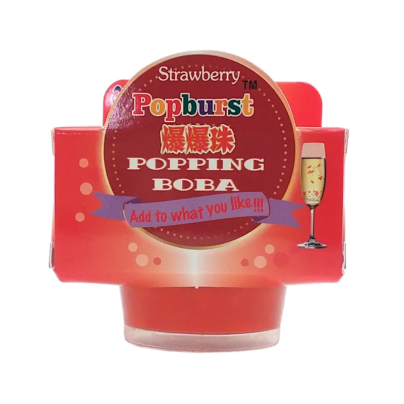 POPBURST Popping Boba Blueberry / Strawberry / Peach / Grape / Passion Fruit / Mango / Lychee / Pineapple - 30 gr. pack CHINA IMPORT Beverage Drink Juice 4