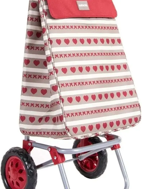 Sabichi Bistro 2 Wheel Foldable Shopping Trolley – 40L Capacity