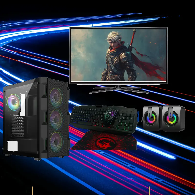 Savitar High Speed PC SAVi7 Flash  Core i7 8GB  128GB SSD  500GB HDD 22Inch Monitor  Bundle and Speakers Free budget