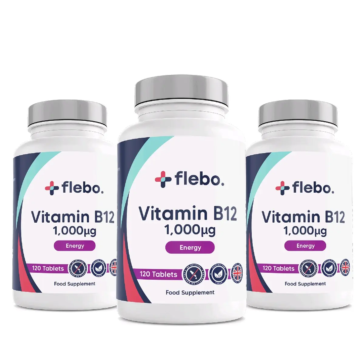 Vitamin B12 Bundle Saver (12 Month Supply)Dr Formulated Premium Vitamin B12 Tablets High Strength- 1000mcg Vegan Supplement- 120 Cyanocobalamin Tablets- Made in UK to Help Reduce Tiredness and Fatigue-Helps with brain health and increased energy.