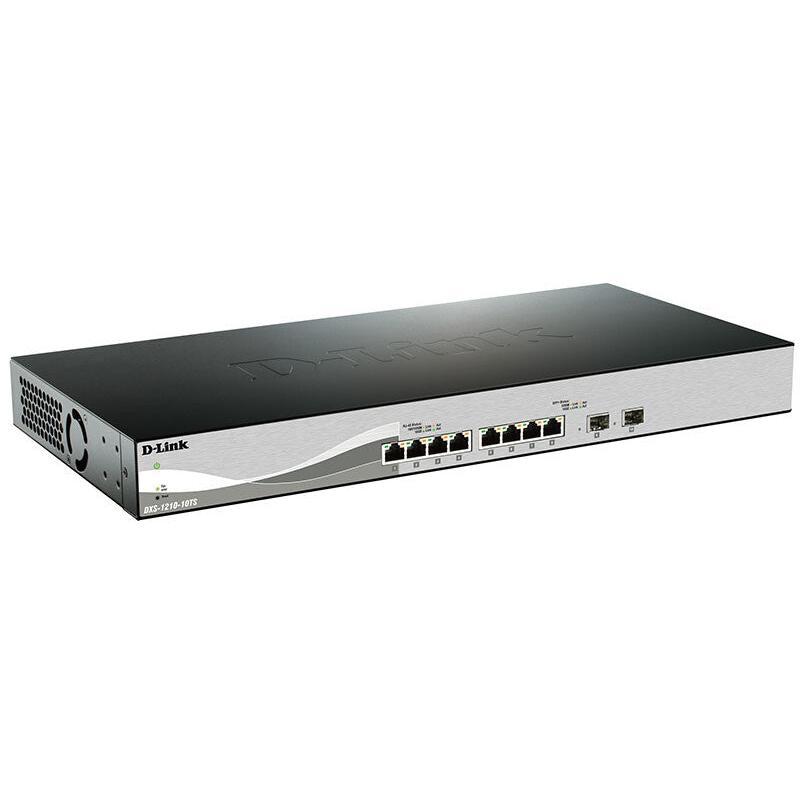 D-Link DXS-1210-10TS network switch Managed L2/L3 10G Ethernet (100/1000/10000) 1U Black, Silver 0