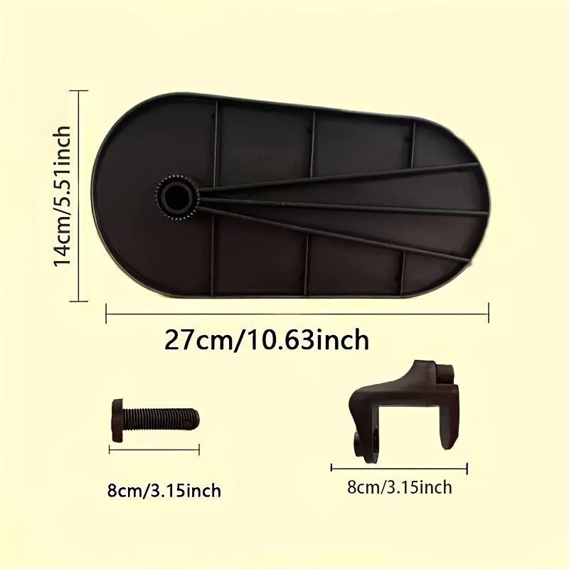 Ergonomic Adjustable Computer Armrest with Rotating Mouse Pad Holder and Keyboard Extender for Office Comfort 1