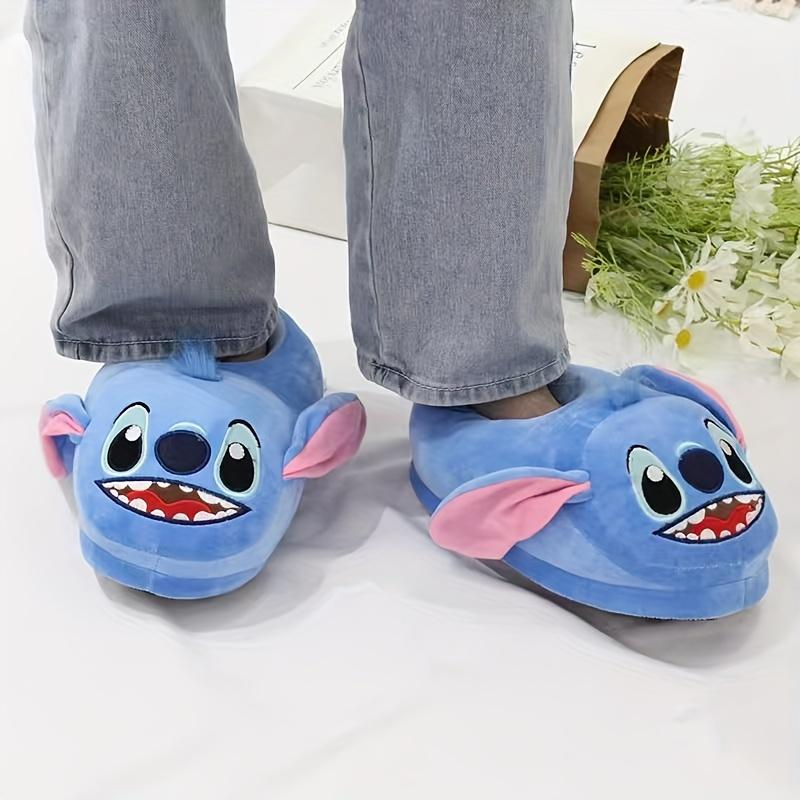 Product Introduction of [One-Size Cozy Slippers for Couples] Stitch Plush Slippers - Cozy One-Size Indoor Shoes, Cute Cartoon Animal Design, Perfect for Couples & Gifts 0