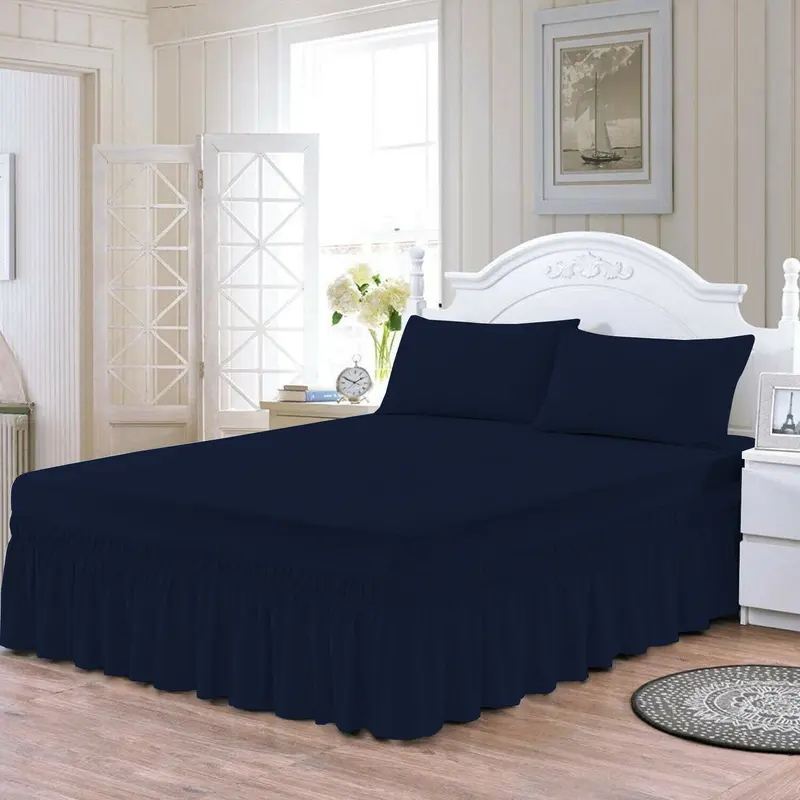 Extra Deep Fitted Valance Sheet Bed Sheets Single Double King Super King Size 5