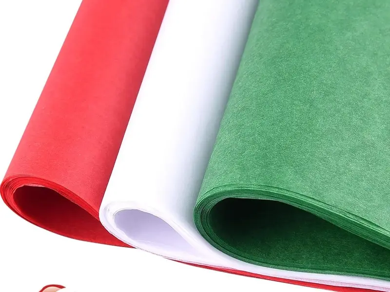 Christmas Coloured Tissue Paper Gift Wrapping Arts & Craft Sheets Set | A3 Size | 105 Sheets 0