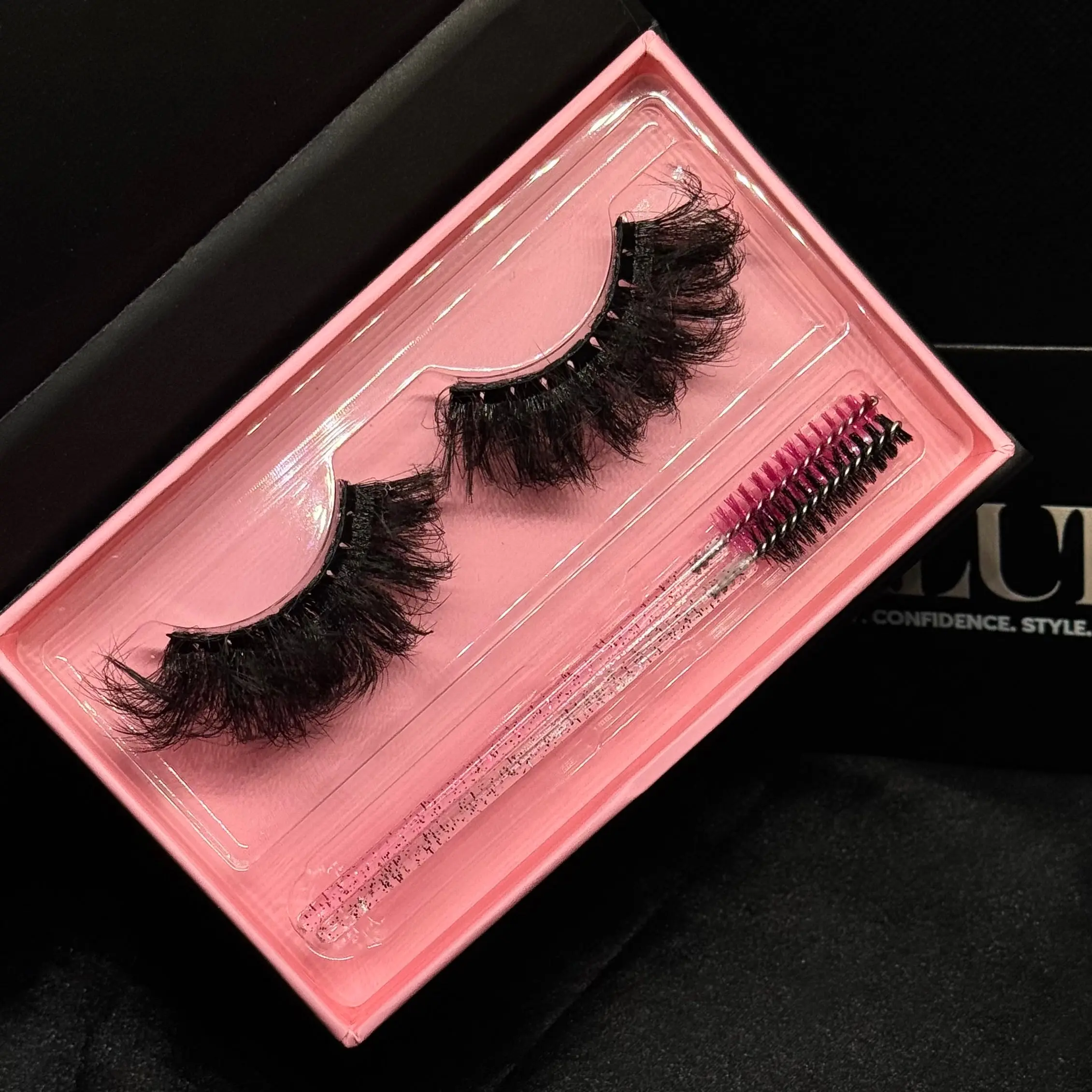 Maluri “PRETTY” Lashes Eyelash Extensions Cosmetic Makeup Fluffy Wispy false