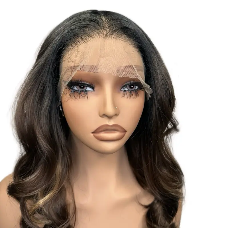 18 Inch Heat Resistant Synthetic Lace Front Wig - Pre Plucked Hairline 3