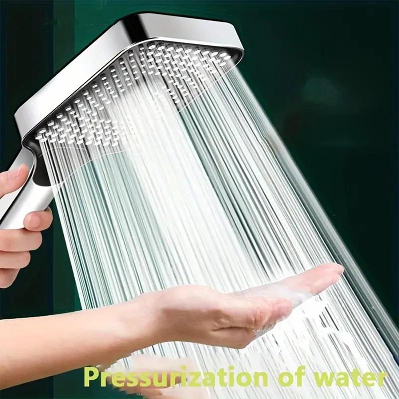 Product Introduction of High-Pressure Handheld Shower Head with 3 Adjustable Spray Modes - Large Water Flow, Water-Saving, Durable ABS Design for Comfortable Showering, Easy Installation, Ideal for Home and Hotel Bathrooms 5