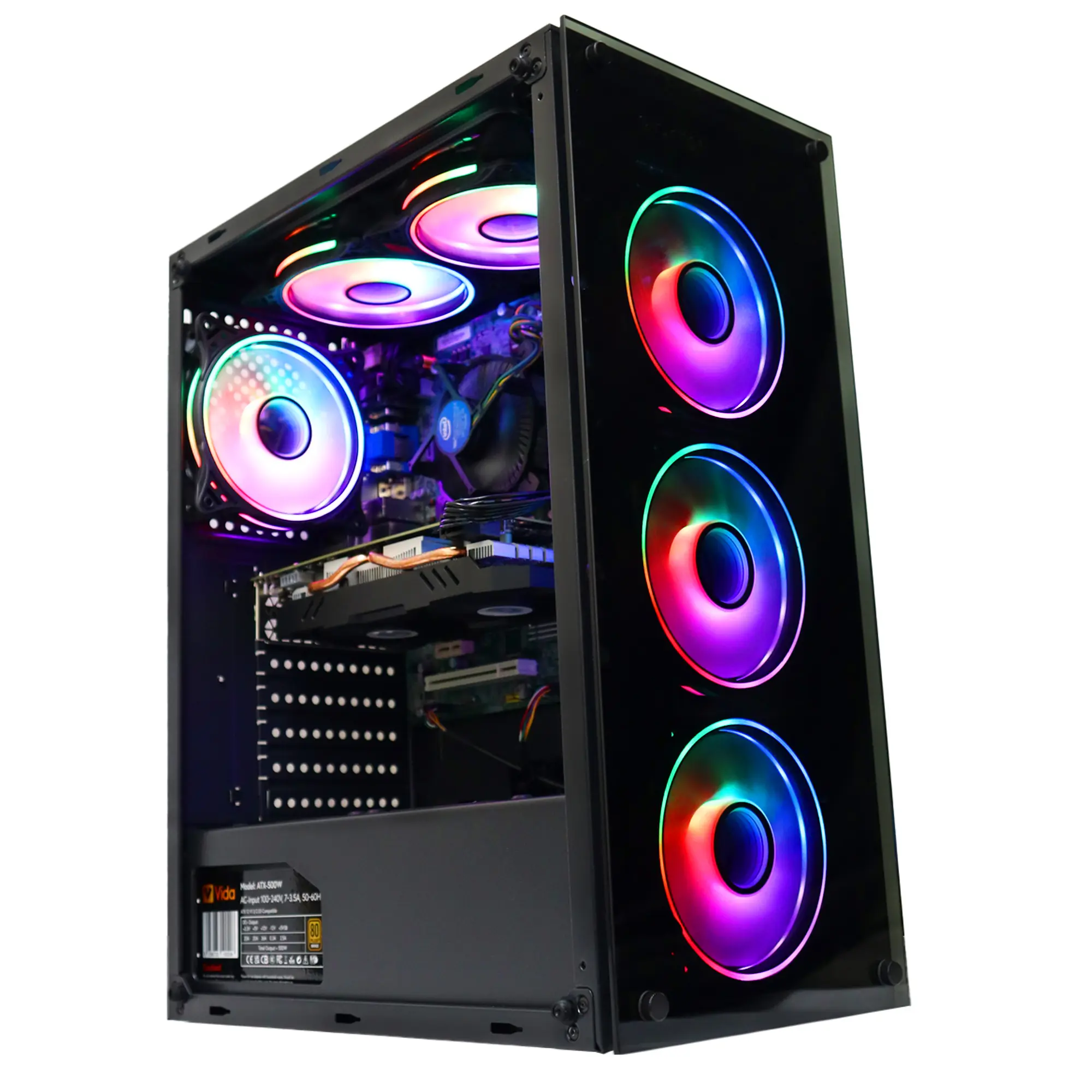 Fast Gaming PC AMD Ryzen 5 5600GT - 16GB DDR4 RAM, 1TB M.2, NVIDIA 6GB RTX 3050 Windows 11 Pro with Norton Anti-Virus & CCleaner
