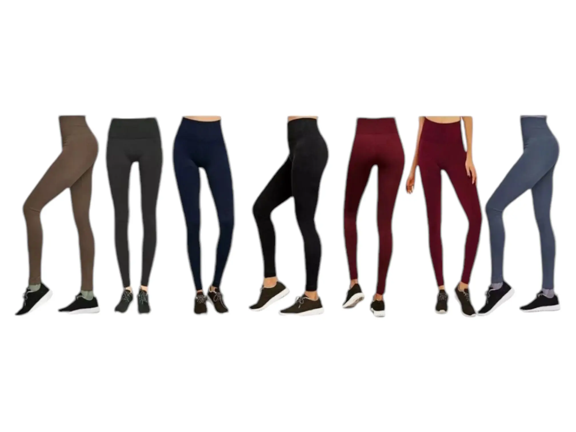 Ladies Thermal Fleece Lined Thick Warm Winter High Waist Tummy Control Leggings Comfort Stretchy Womenswear Bottom Casual Casual Wear Day Fit