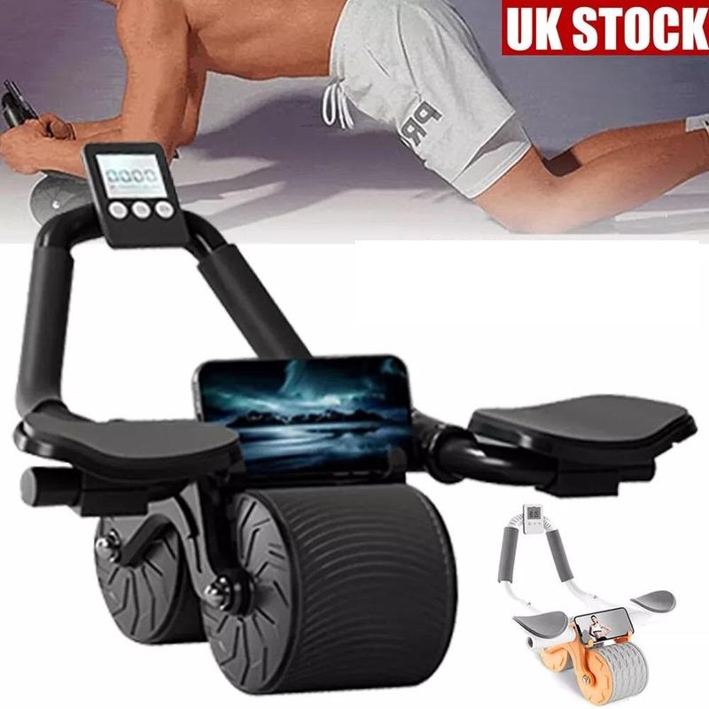 Wheel Automatic Rebound Elbow Support Fitness AB Roller Training 0