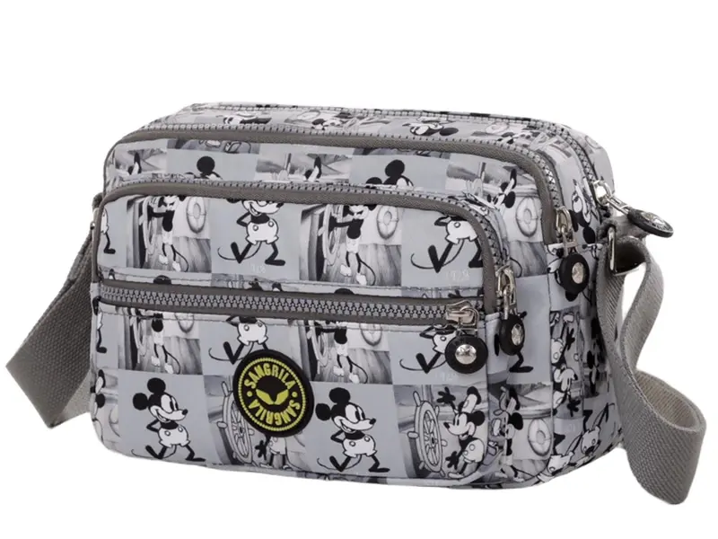 NEW Retro Mickey Camera Style Cross-body Shoulder Bag Multi Compartments 0