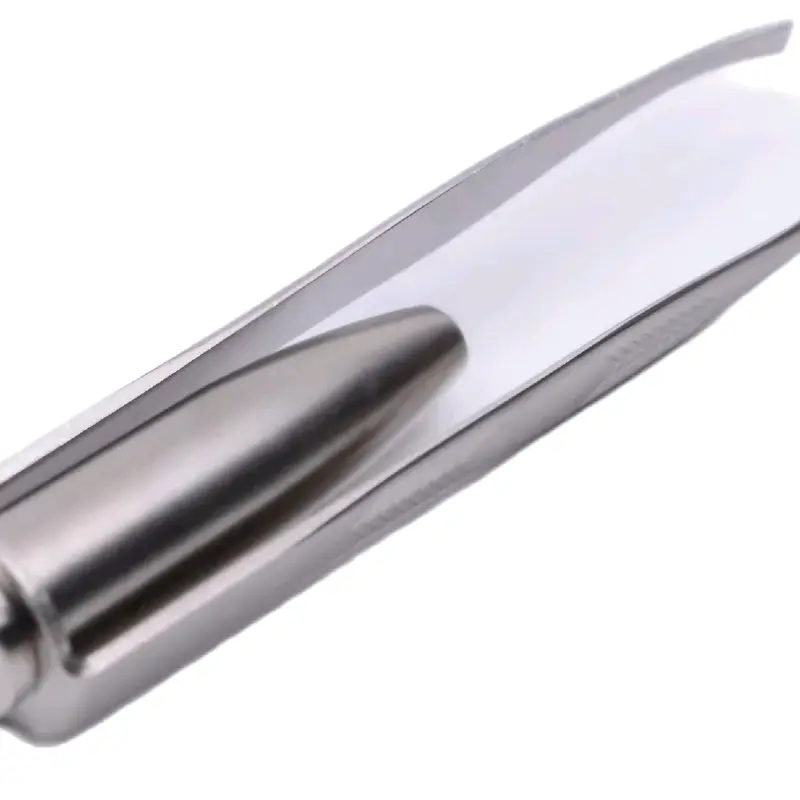 Stainless Steel Tweezer with LED Light for Precise Eyebrow Hair Removal - Pluck & Trim 4