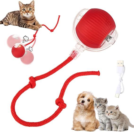 Product Introduction of Smart Cat Ball Toys Automatic Rolling Ball Electric Cat Toy Interactive Cat DogK 2