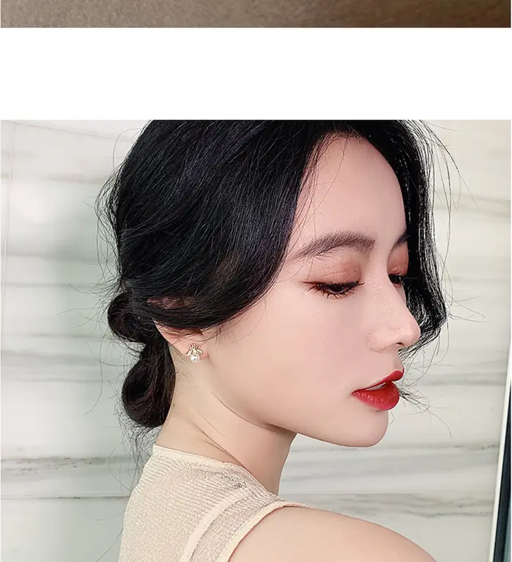 Gold Pearl Stud Earrings Tiny & Cute, Sturdy Studded Beautiful Crafted Jewellery, Accessorize with everyday or office wear outfits Cute jewellery Anniversary Auspicious Daily Wedding Engagement 1