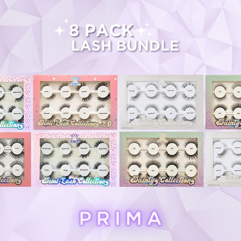 PRIMALASH: For The Lash Lovers... *FALSE LASH WHOLESALE* Eyelashes Makeup Pack Salon Fluffy Lightweight 5