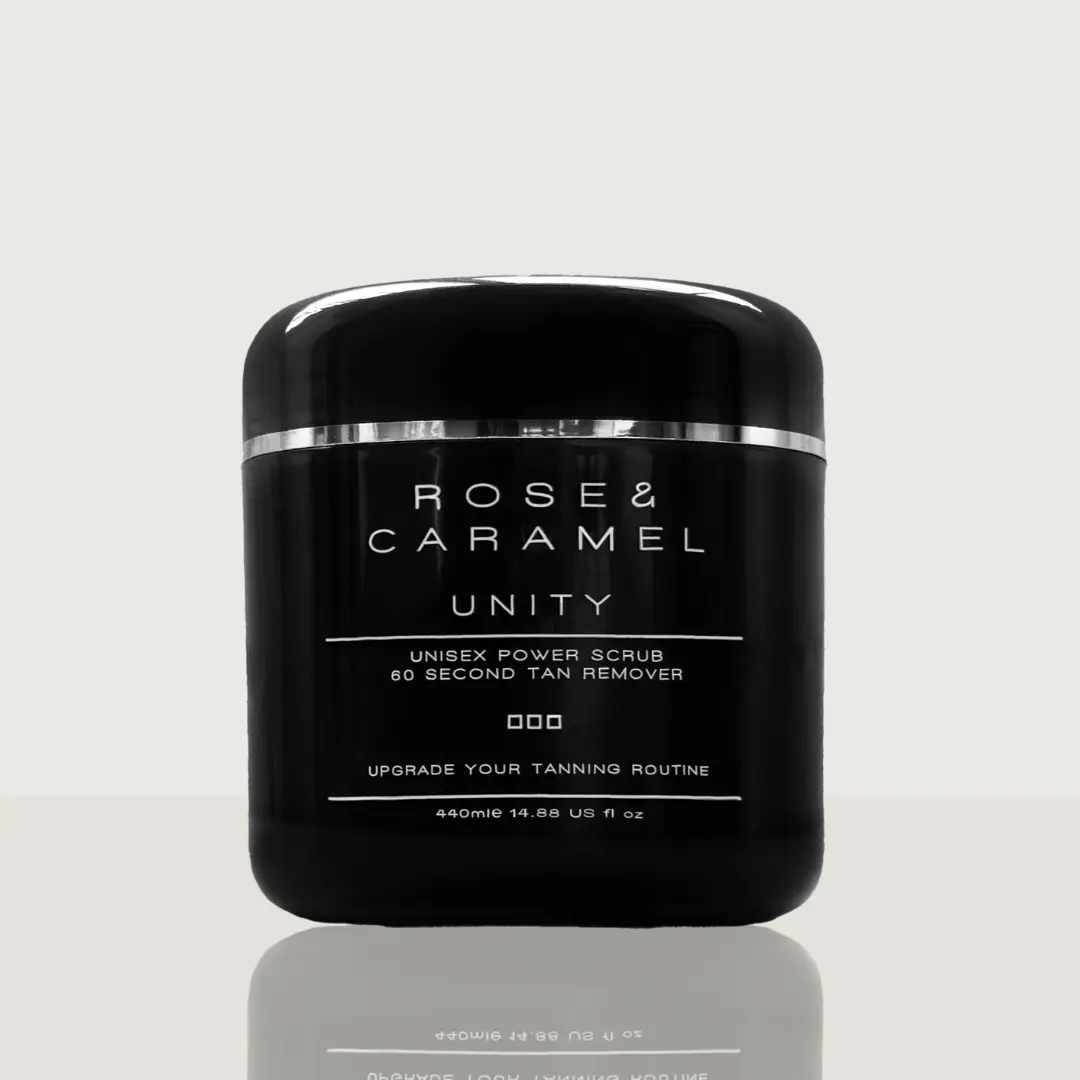 Rose & Caramel Unity Power Scrub 60 Second Self Tan Remover (440ML)