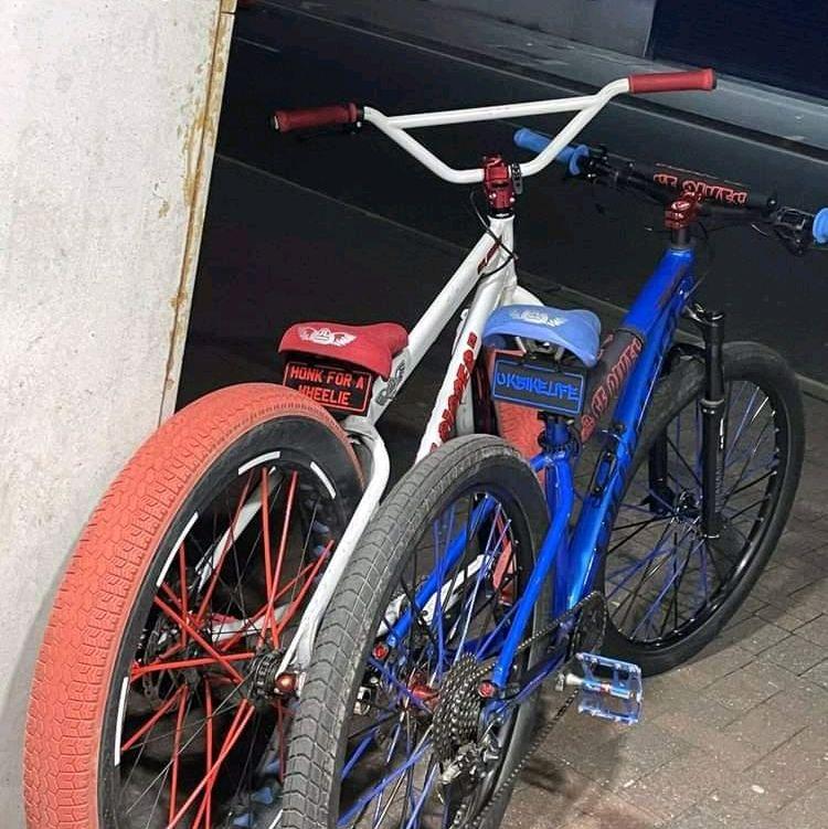 Loud N Lit MIGHT SWERVE Plate - Reflective Bicycle Number Plate for Night Rides 4