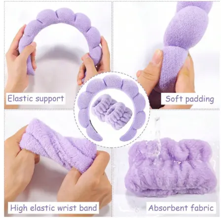 6-Pieces Facial Care Set: Deep Cleansing, Spa Mask Brush Set - Portable Skin Care Set With Soft Flannel Headband, Silicone Exfoliating Brush, - Ideal Gift For Women 8