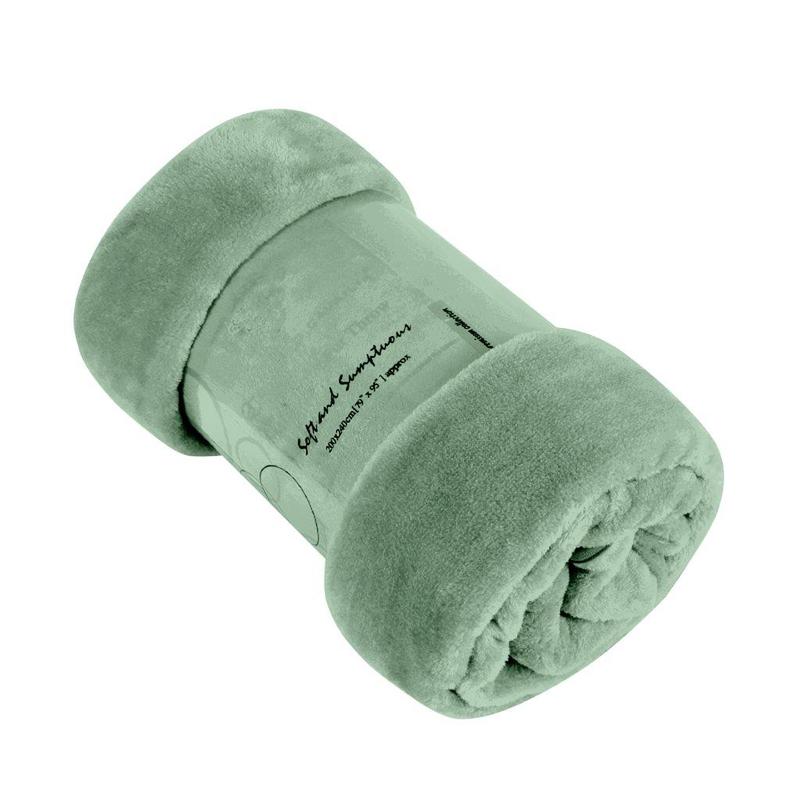 Mink Throw Warm Super Soft Plain Large Bed Blanket Sofa Double King Size For Warm Wingter Xmas Gift Sofa bed Tv lounge Cozy Nights Breathable 4