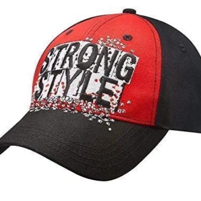 WWE Official Shinsuke Nakamura - Strong Style - Baseball Wrestling Cap - Red/Black