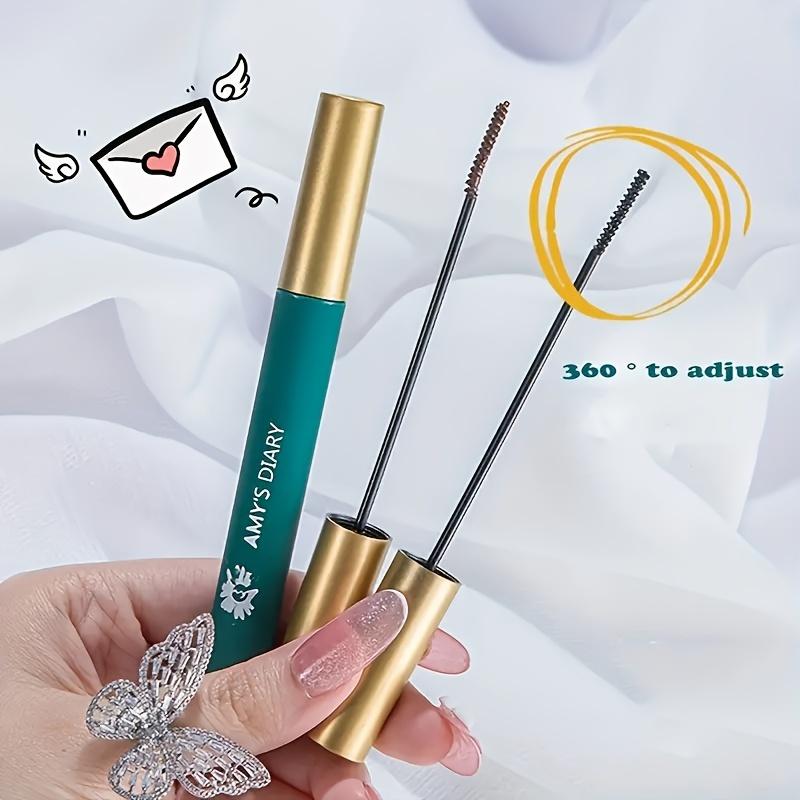Waterproof Mascara for All Skin Types - Long-Wearing, Lengthening, and Curling - Mixed Color System with Fine Brush Head - Smudge-Proof and Volumizing 4
