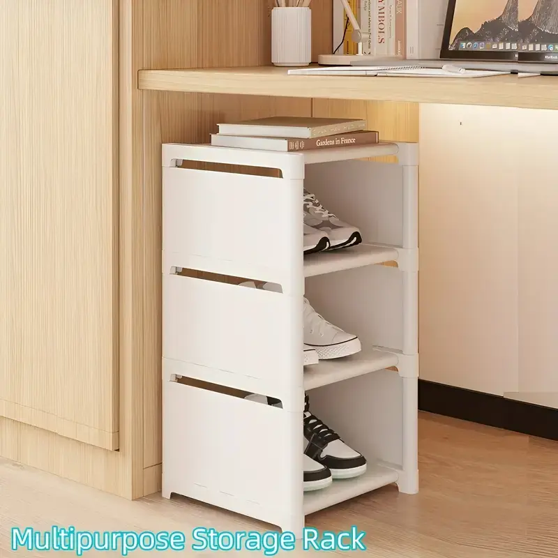 Space-Saving Multi-Layer Folding Shoe Rack Modular - Versatile Storage Organizer For Entryway, Bedroom, And Hallway Shoe Storage Organizer 7