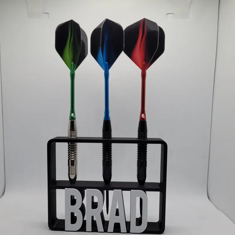 Personalisable Dart Holder | Dart Holder Name | Customizable Dart Gift | Perfect Organiser for Dart Lovers | Games Room Gift | GIft for Him 5