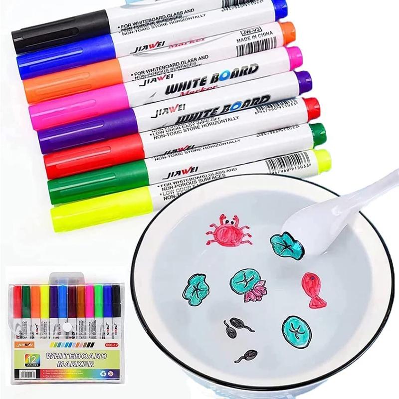 Magical Water Painting Pen Magic Doodle Drawing Pens Multicolor Child Gift DIY UK 0