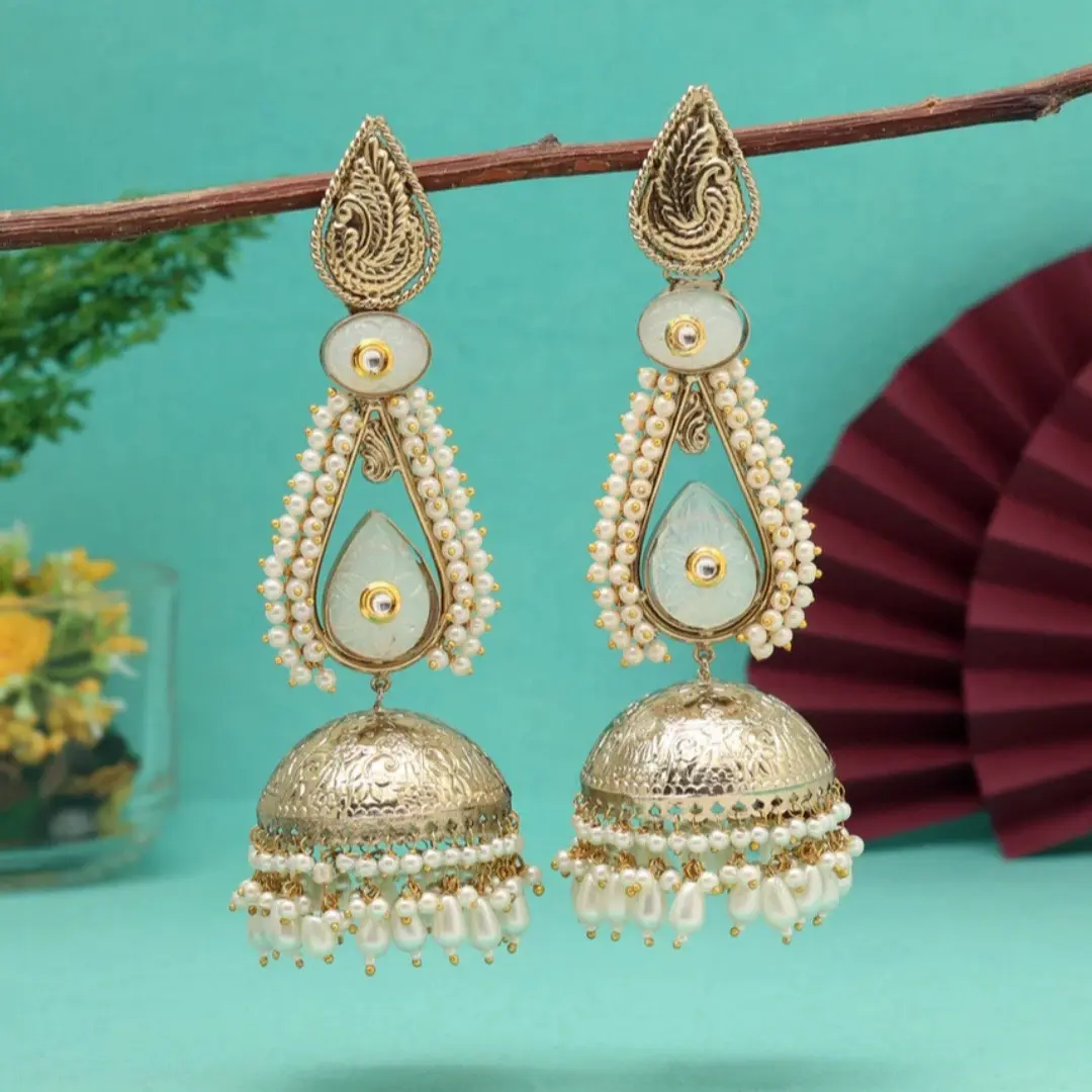 Big Jhumka earrings High Quality Earrings for Women - Fashion Accessory festival jewellery