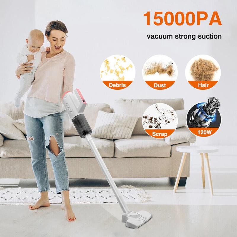 Product Introduction of Cordless Stick Vacuum Cleaner Wireless Vacuum Cleaner Upright Anti Hair Wrap Set 33