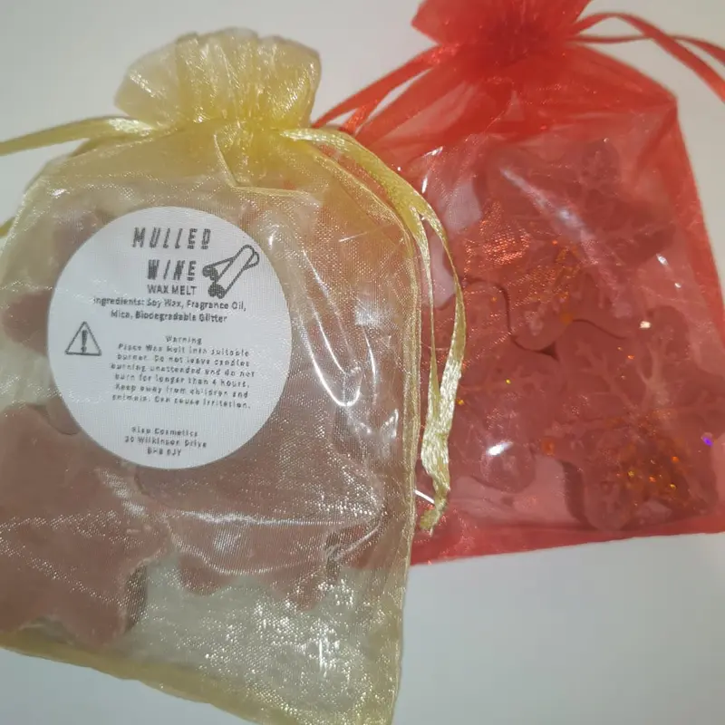 Was £2 CHRISTMAS WAX MELTS 50G Stocking Filler Teacher Present Secret Santa Strong Scent Pet Safe Gift Bag Home Fragrance Candle 2