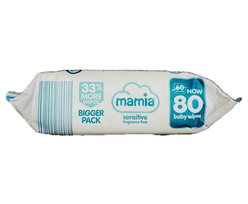 Product Introduction of Mamia Sensitive Fragrance Free 480 Wipes - Bigger Pack of 6x80. 9