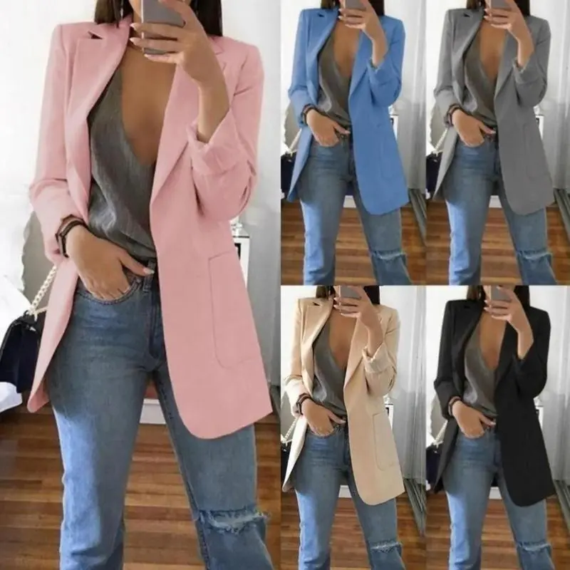 2025 New Hot Selling Models European and American women blazer fashion casual suit slim fit oversized cardigan women's suit coat ladies jacket blazer