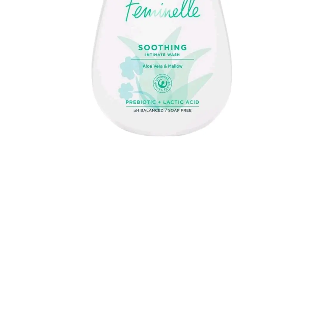 Feminelle soothing intimate wash -aloe vera & mallow Gentle Sensitive Gentle Sensitive Soap Calendula Daily Moisturizing Daily Moisturizing Daily Moisturizing Comfort Hydrating Moisture Moisturizer Moisturize