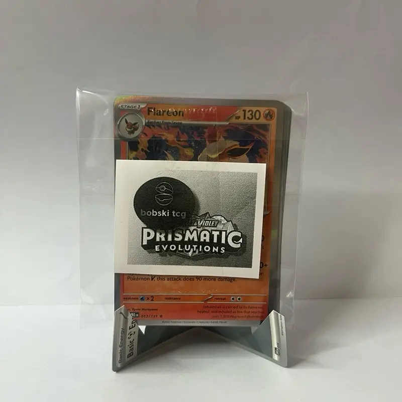 Prismatic Evolutions Custom Bulk Pack - 20 Cards Including 17 Common/Uncommon Cards, 2 Reverse Holo Cards, and 1 Holo Card 1