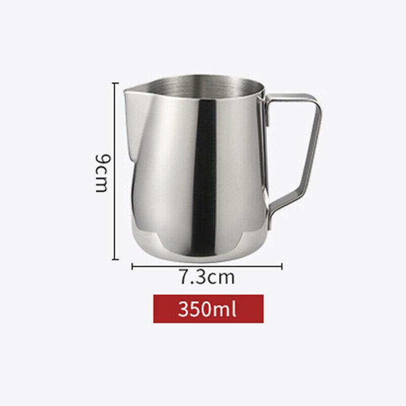 350ml Stainless Steel Milk Pour Pot Coffee Frothing Jug Container Metal Cup Mug 1