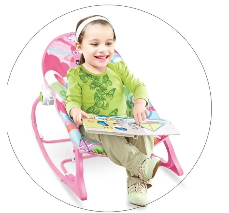 LEOM Keep Cozy 2-in-1 Newborn Baby Swing Bouncer Musical Vibrating ,Grow with Me Seat & Infant to Toddler Rocker Chair, Vibrations & Toy Bar, 0-30 Months Up to 16kg 1