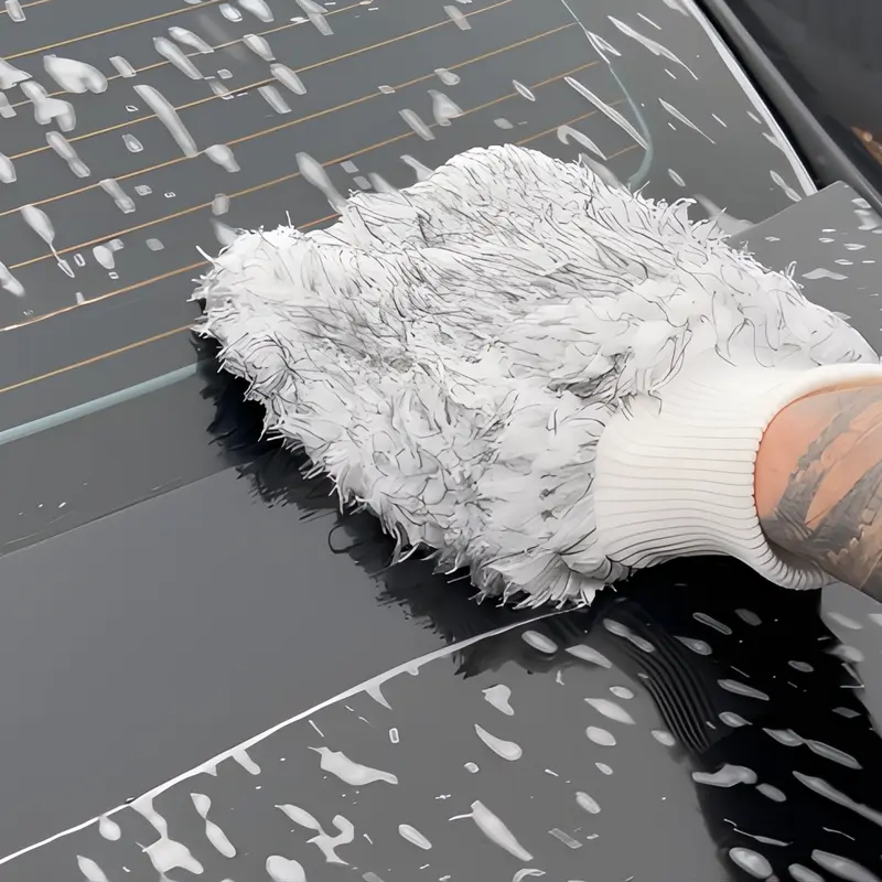 Street Kingz Microfibre Car Wash Mitt - Super Absorbent & Scratch-Free 1