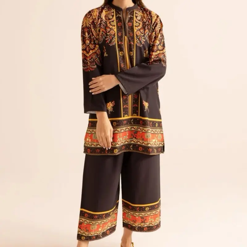 SilayiPret Silk Lawn 2PC Summer Co-Ord Set - RIVO