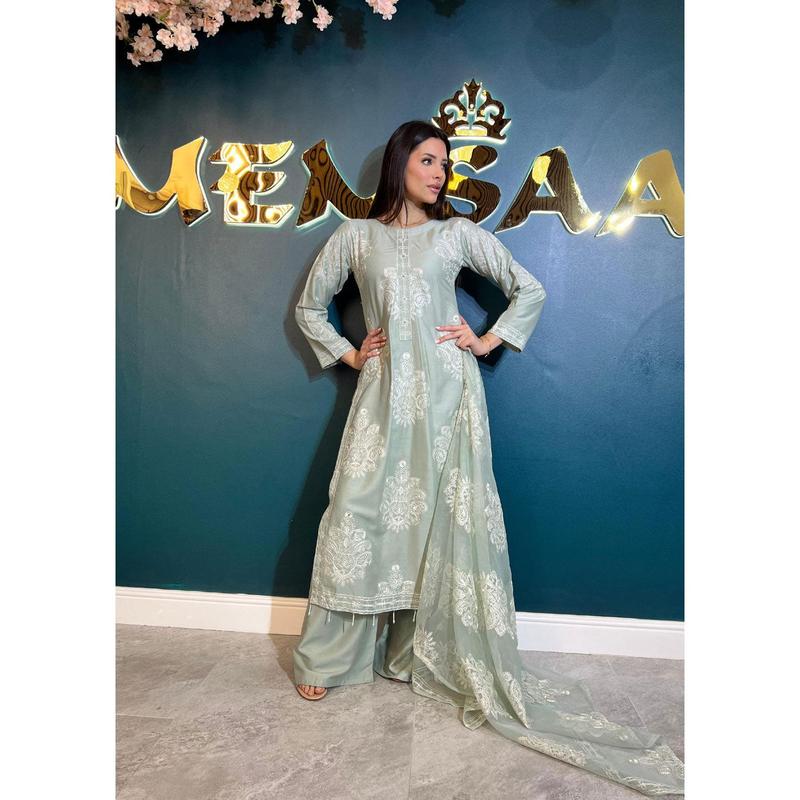 HK255 Dilreva - Mint Mummy n Me Outfit 3