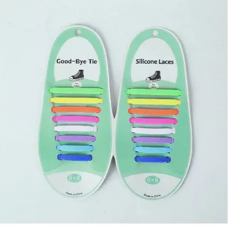 Comfortable Elastic Silicone Shoelaces for Kids and Adults - No Tie Lazy Trainers - Footwear 6