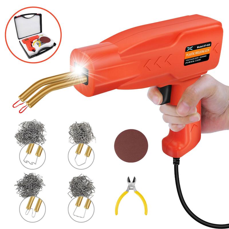 Product Introduction of Hot Stapler Car Bumper Fender Welding Welder Gun Plastic Repair Kit with Staples 2
