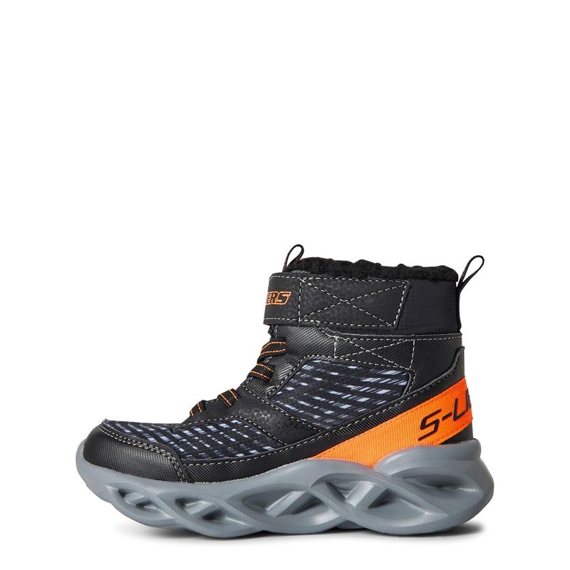 Skechers Boys High Top Sneaker Boot W Faux Fur Trekking Boots Hiking Outdoor 2