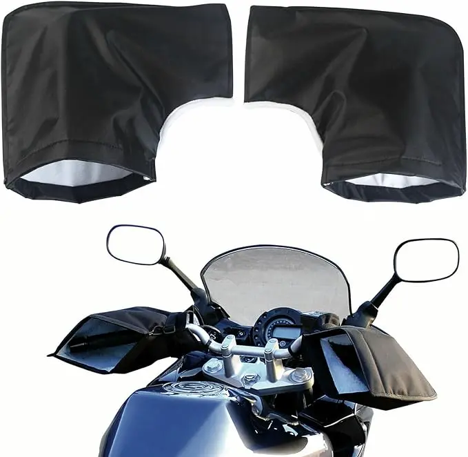Thermal Motorcycle Handle Bar Muffs for Hand Protection - Gloves